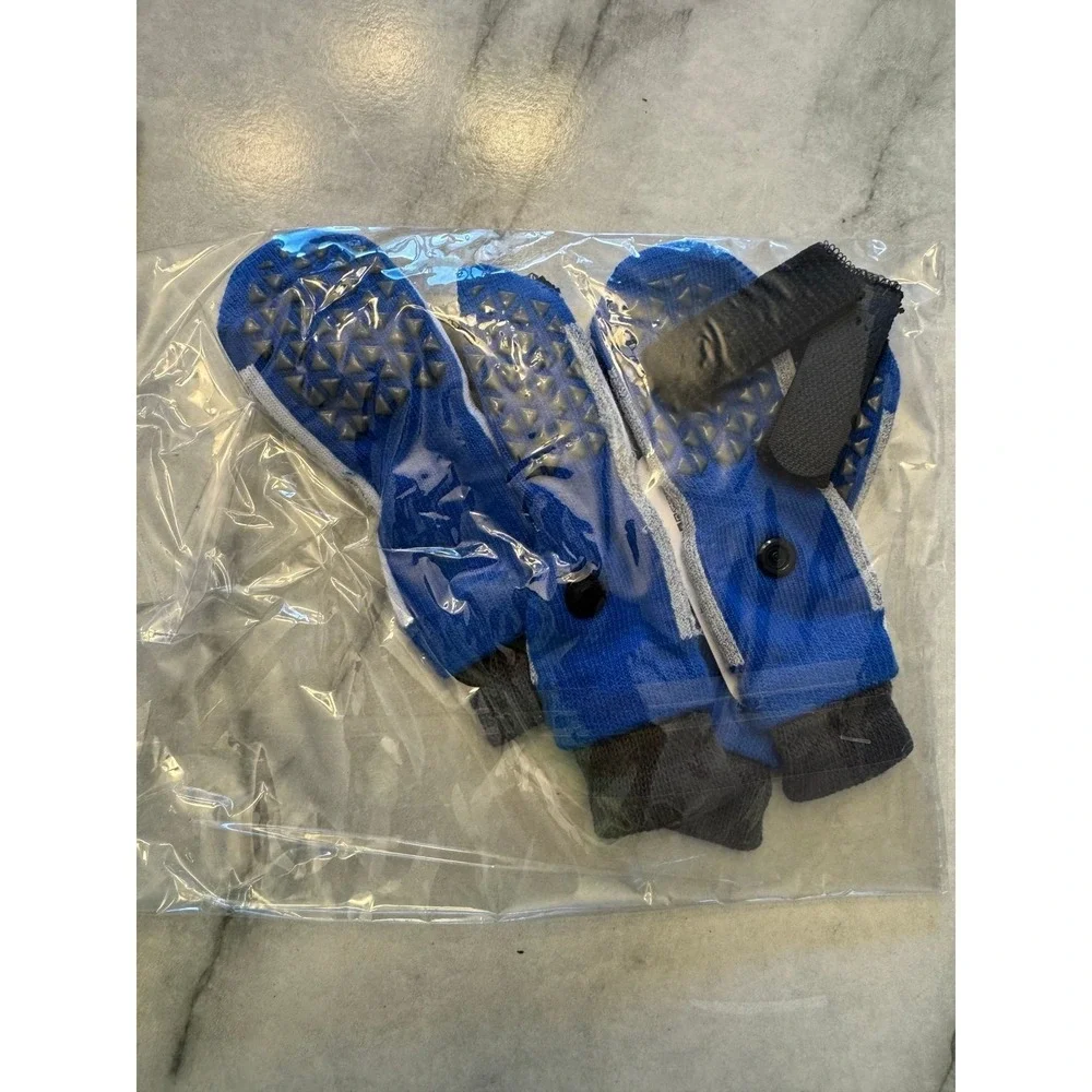 Scenereal anti slip grip protective blue dog booties size small NEW! TAGS!
